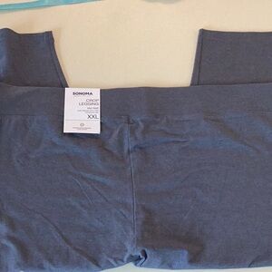 Sonoma crop legging XXL. NWT.  Grey